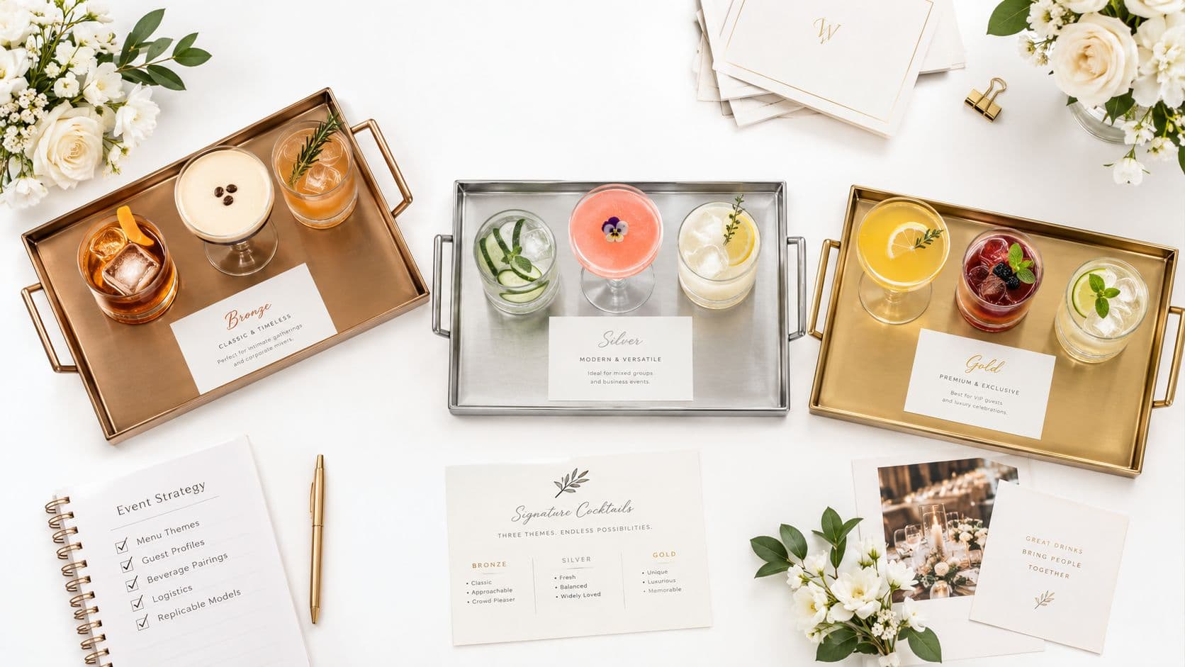 8 Cocktail Menu Examples for Weddings and Events