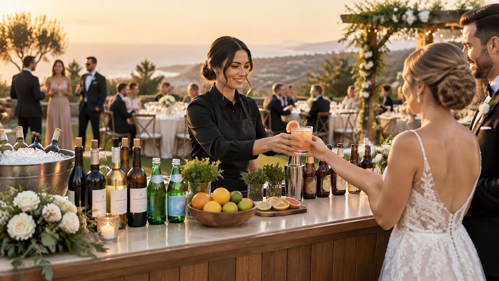 Wedding Reception Bar Service for Southern California