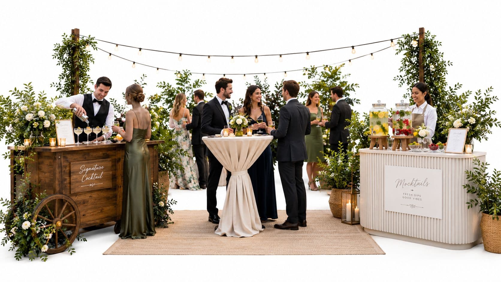 7 Wedding Cocktail Hour Ideas Guests Will Love