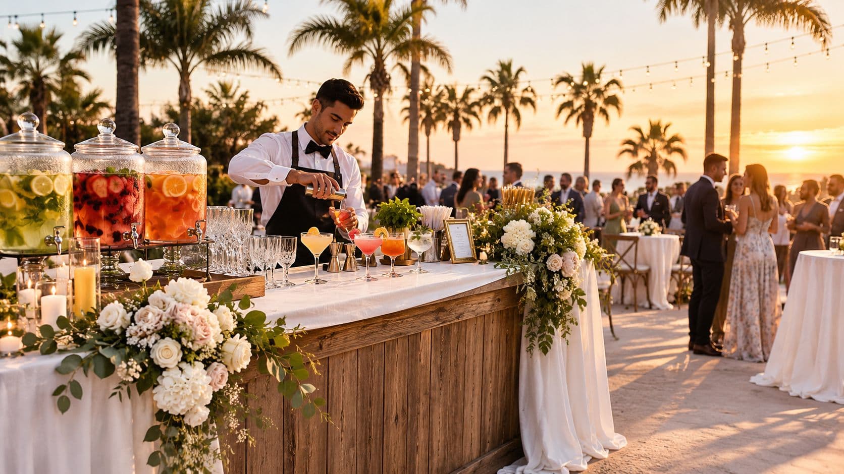 Wedding Bar Setup Guide for Orange County Couples